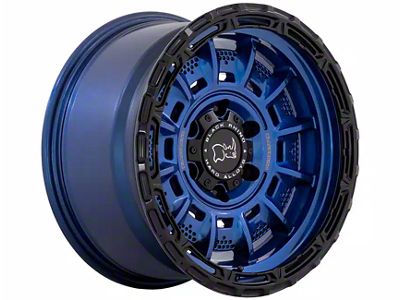 Black Rhino Legion Cobalt Blue with Black Lip 6-Lug Wheel; 17x9; -12mm Offset (21-24 Bronco, Excluding Raptor)