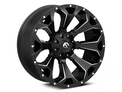 Fuel Wheels Assault Matte Black Milled 6-Lug Wheel; 20x10; -22mm Offset (16-23 Titan XD)
