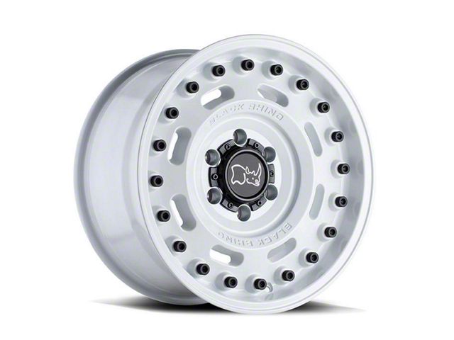 Black Rhino Axle Gloss White 6-Lug Wheel; 20x9.5; -18mm Offset (17-23 Titan)
