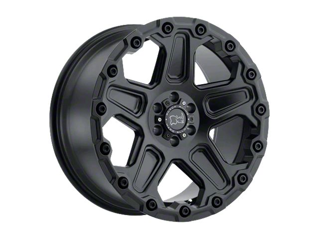 Black Rhino Cog Matte Black 6-Lug Wheel; 20x9.5; 12mm Offset (04-15 Titan)