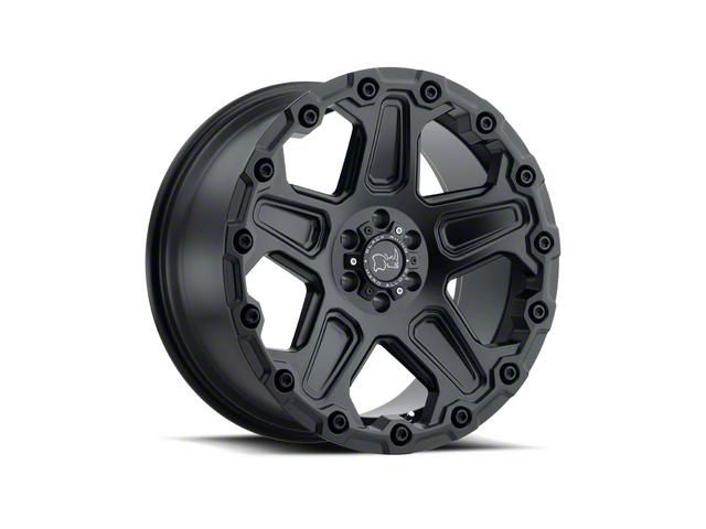Black Rhino Cog Matte Black 6-Lug Wheel; 20x9.5; -18mm Offset (04-15 Titan)
