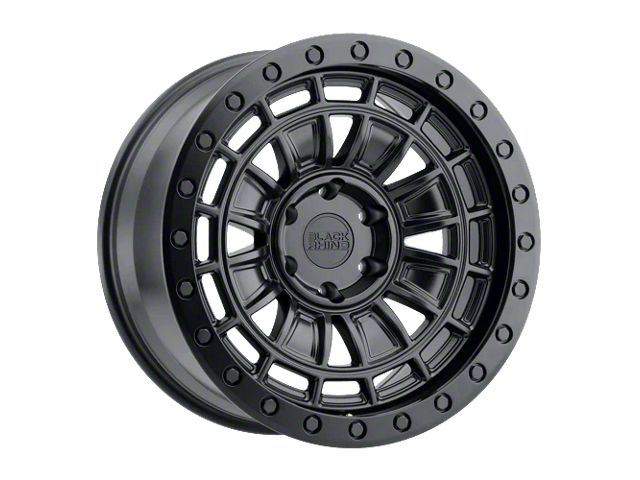 Black Rhino Dalton Matte Black 6-Lug Wheel; 20x9.5; -12mm Offset (04-15 Titan)