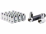 Chrome Closed End Spline Lug Nuts; M14 x 1.5; Set of 24 (07-26 Tahoe)