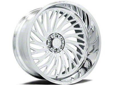 Axe Wheels AF10 Forged Fully Polished 6-Lug Wheel; Right Directional; 22x12; -44mm Offset (2024 Tacoma)