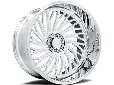 Axe Wheels AF10 Forged Fully Polished 6-Lug Wheel; Right Directional; 22x12; -44mm Offset (21-24 Bronco, Excluding Raptor)