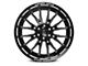Axe Wheels Atlas Gloss Black Milled 6-Lug Wheel; 22x12; -44mm Offset (10-24 4Runner)