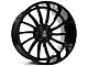 Axe Wheels Chronus Gloss Black 6-Lug Wheel; 22x12; -44mm Offset (10-24 4Runner)