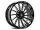 Axe Wheels Chronus Gloss Black Milled 6-Lug Wheel; 22x12; -44mm Offset (05-15 Tacoma)