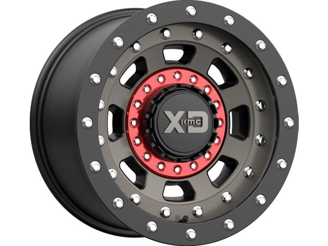 XD FMJ Satin Black with Dark Tint 6-Lug Wheel; 20x10; -18mm Offset (04-15 Titan)