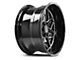 Axe Wheels Nemesis Gloss Black Milled 6-Lug Wheel; 22x12; -44mm Offset (17-24 Titan)