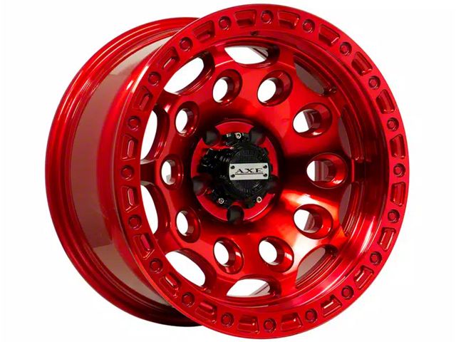 Axe Wheels Chaos Candy Red 6-Lug Wheel; 17x9; 0mm Offset (21-24 Bronco, Excluding Raptor)