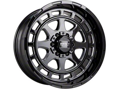 Impact Wheels 905 Gloss Black Milled 6-Lug Wheel; 20x10; -12mm Offset (2024 Tacoma)