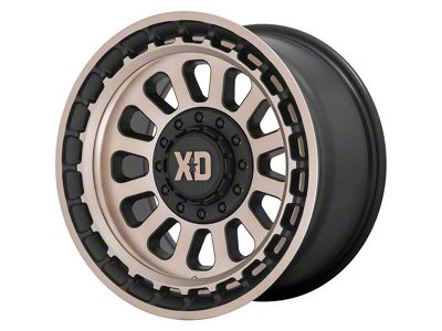 XD Omega Satin Black with Bronze Tint 6-Lug Wheel; 20x10; -18mm Offset (16-23 Titan XD)