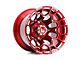 Wesrock Wheels Spur Candy Red Milled 6-Lug Wheel; 20x10; -12mm Offset (16-24 Titan XD)