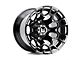 Wesrock Wheels Spur Gloss Black Milled 6-Lug Wheel; 20x10; -12mm Offset (21-24 Bronco, Excluding Raptor)