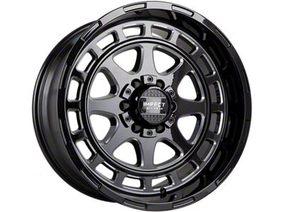 Impact Wheels 905 Gloss Black Milled 6-Lug Wheel; 17x9; 0mm Offset (2024 Tacoma)
