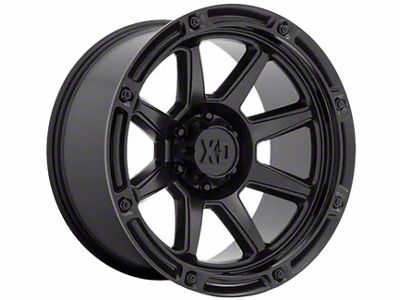 XD Titan Satin Black 6-Lug Wheel; 20x9; 18mm Offset (16-23 Titan XD)