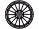 XD Whiplash Satin Black 6-Lug Wheel; 20x9; 0mm Offset (21-24 Bronco, Excluding Raptor)