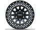Metal FX Offroad Outlaw Satin Black Contrast Cut 6-Lug Wheel; 17x8.5; 0mm Offset (03-09 4Runner)