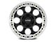 KMC Riot Beadlock Satin Black with Machined Ring 6-Lug Wheel; 17x9; -38mm Offset (05-15 Tacoma)