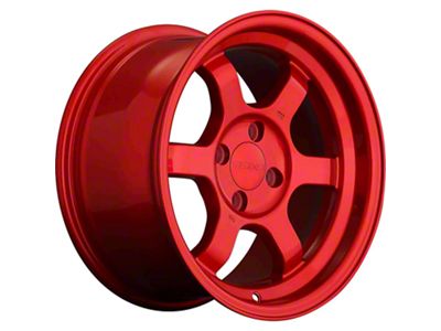 9Six9 Wheels SIX-1 Deep Candy Apple Red 6-Lug Wheel; 17x8.5; -10mm Offset (21-24 Bronco, Excluding Raptor)