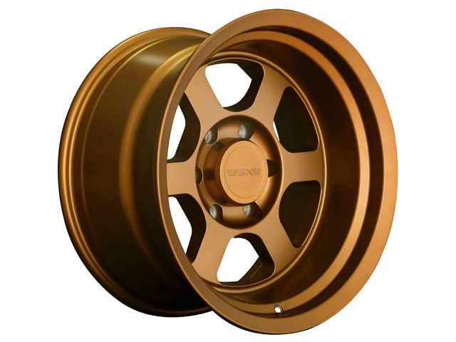 9Six9 Wheels SIX-1 Deep Matte Bronze 6-Lug Wheel; 17x8.5; -10mm Offset (21-24 Bronco, Excluding Raptor)