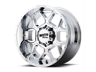 Moto Metal MO981 Spade Chrome 6-Lug Wheel; 20x10; -24mm Offset (2024 Tacoma)