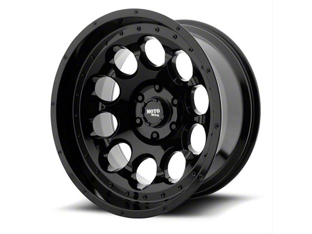 Moto Metal MO990 Rotary Gloss Black 6-Lug Wheel; 20x12; -44mm Offset (16-24 Titan XD)