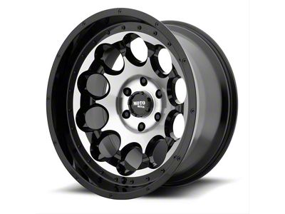 Moto Metal MO990 Rotary Gloss Black Machined 6-Lug Wheel; 20x12; -44mm Offset (16-23 Titan XD)