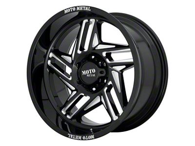 Moto Metal MO996 Ripsaw Gloss Black Milled 6-Lug Wheel; 20x12; -44mm Offset (22-23 Tundra)