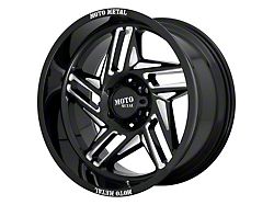 Moto Metal MO996 Ripsaw Gloss Black Milled 6-Lug Wheel; 20x12; -44mm Offset (22-23 Tundra)