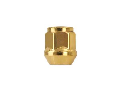Mishimoto Gold Steel Acorn Lug Nuts; M14 x 1.5; Set of 24 (22-24 Tundra)