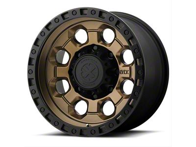 ATX Series AX201 Matte Bronze with Black Lip 6-Lug Wheel; 17x9; -12mm Offset (2024 Tacoma)
