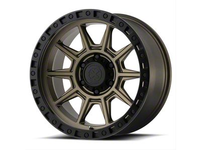 ATX Series AX202 Matte Bronze with Black Lip 6-Lug Wheel; 17x9; -12mm Offset (2024 Tacoma)