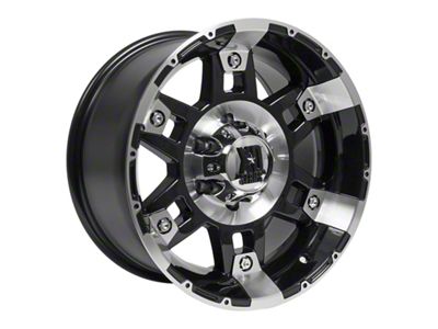 XD Spy Gloss Black Machined 6-Lug Wheel; 17x9; -12mm Offset (2024 Tacoma)