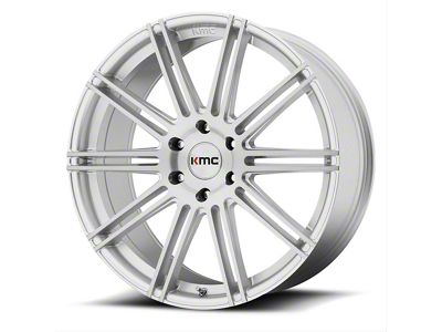 KMC Channel Brushed Silver 6-Lug Wheel; 20x9; 30mm Offset (22-24 Tundra)