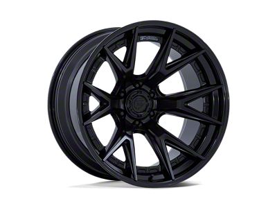 Fuel Wheels Fusion Forged Catalyst Matte Black with Gloss Black Lip 6-Lug Wheel; 22x10; -18mm Offset (22-24 Tundra)