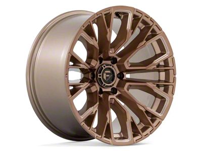 Fuel Wheels Rebar Platinum Bronze Milled 6-Lug Wheel; 20x9; 1mm Offset (21-24 Bronco, Excluding Raptor)