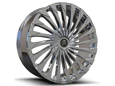 Revenge Luxury Wheels RL-106 Chrome 6-Lug Wheel; 24x9; 25mm Offset (16-24 Titan XD)
