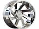 Arkon Off-Road Lincoln Chrome 6-Lug Wheel; Right Directional; 20x12; -51mm Offset (16-23 Tacoma)
