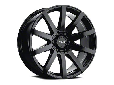 Voxx Vento Gloss Black 6-Lug Wheel; 22x9; 30mm Offset (22-24 Tundra)