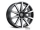 Voxx Vento Gloss Black Dark Tint 6-Lug Wheel; 22x9; 30mm Offset (10-24 4Runner)