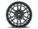 G-FX TR-24 Matte Black 6-Lug Wheel; 17x9; 12mm Offset (05-15 Tacoma)