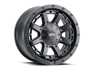G-FX T27 Matte Black 6-Lug Wheel; 18x9; 12mm Offset (05-15 Tacoma)