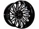 Arkon Off-Road Armstrong Gloss Black Milled 6-Lug Wheel; Right Directional; 20x10; -25mm Offset (16-23 Tacoma)
