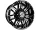 Anthem Off-Road Equalizer Gloss Black Milled 6-Lug Wheel; 18x10; -24mm Offset (03-09 4Runner)