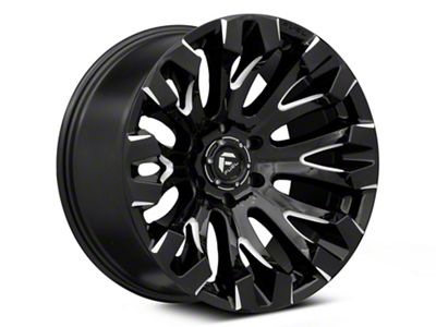 Fuel Wheels Quake Gloss Black Milled 6-Lug Wheel; 18x9; 1mm Offset (03-09 4Runner)