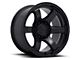 Fuel Wheels Rush Textured Black 6-Lug Wheel; 18x9; 1mm Offset (05-15 Tacoma)