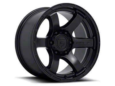 Fuel Wheels Rush Textured Black 6-Lug Wheel; 18x9; 1mm Offset (22-23 Tundra)