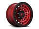 Fuel Wheels Zephyr Candy Red with Black Bead Ring 6-Lug Wheel; 18x9; -12mm Offset (05-15 Tacoma)